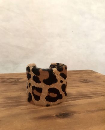 brazalete de piel print animal 02