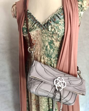 Bolso Vejer Snake en piel gris1