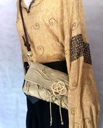 Bolso Vejer Snake en piel amarilla1