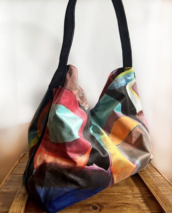 Bolso de terciopelo en estampado digital 02