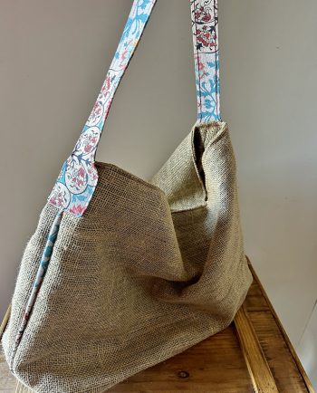 Bolsa de playa de yute y tela01