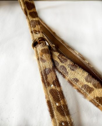 Cinturón fino en piel de vacuno print leopardo01
