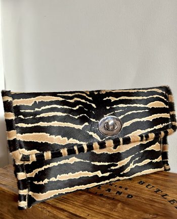 Clutch de piel print animal1