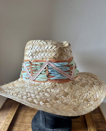 Sombrero de playa de paja PepeBerto02
