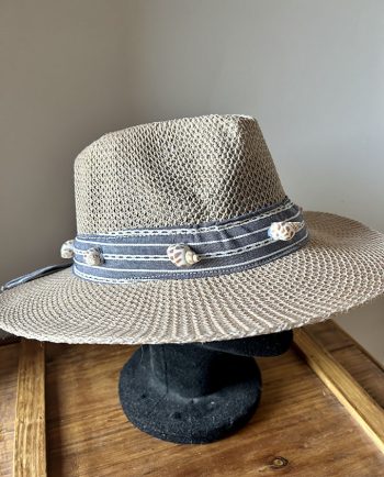 Sombrero de playa en fibra de papel PepeBerto01