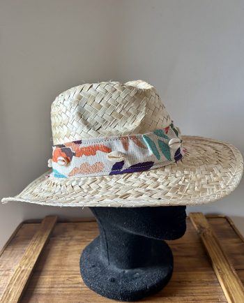 Sombrero de playa de paja PepeBerto015