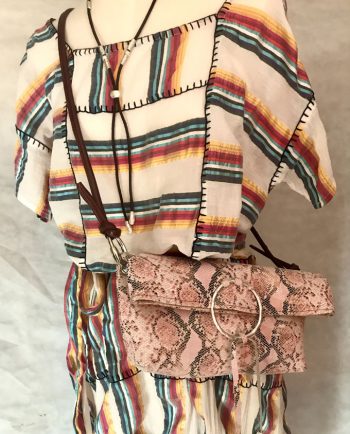 bolso bandolera vexer print serpiente rosa1